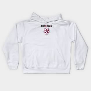 NAME n EMBLEM (bottom) Front Kids Hoodie